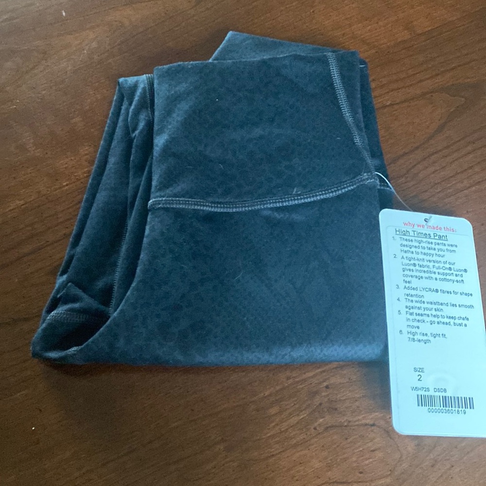 Lululemon High Times Pant Size 2 NWT